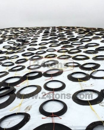 Cut tires for Bunker cover silage tire weights