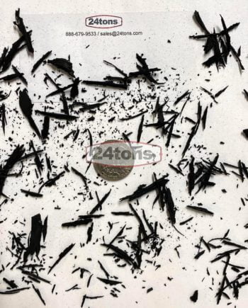 unscreened black rubber raw buffings